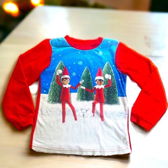 Elf On The Shelf 2 Piece Christmas Pajama Set Size Kids Small | Boys Pajamas - Picture 6 of 15
